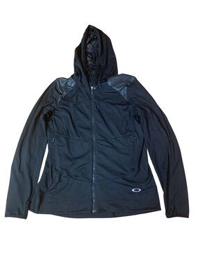 Oakley Women’s Hybrid Full-Zip Performance Hoodie - Black
